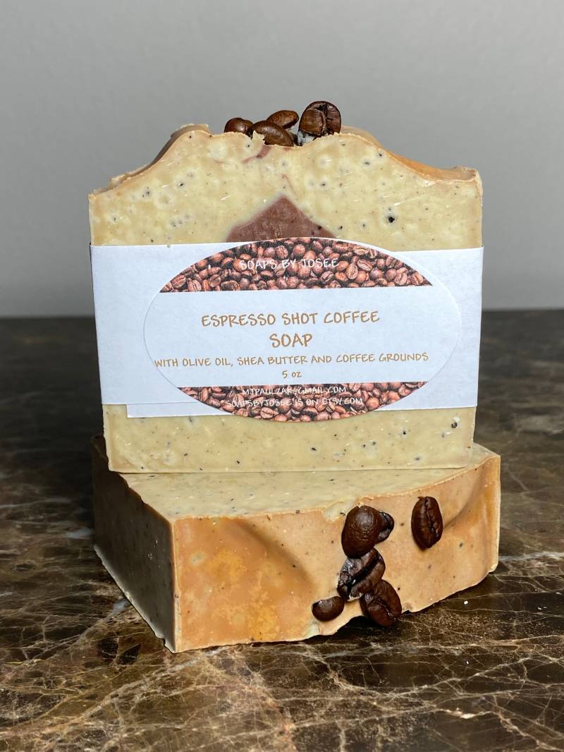 Espresso Shot Kaffee Seife von Etsy - SoapsbyJosee