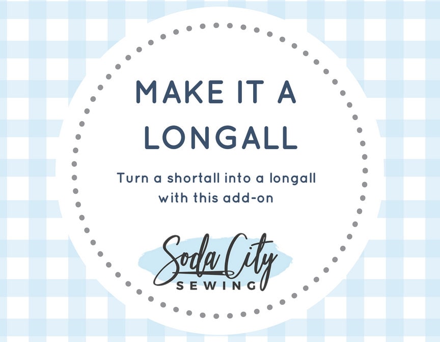 Verwandeln Sie Ein Shortall in Eine Longall Verwandeln Sie Ein Shortall in Eine Longall von Etsy - SodaCitySewing