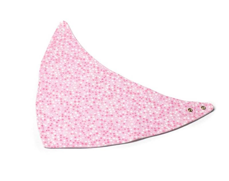 Rosa Sterne Flanell Bandana Lätzchen - Große Größe von Etsy - SoftSpotByLian