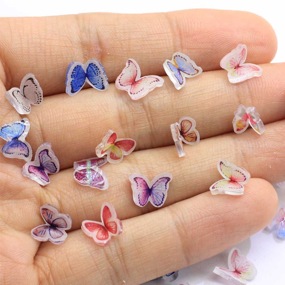 Resin Nagel Schmetterling 3D Maniature Art Decal Charm 8mm Nail Dekorationen Resin Nagel Schmetterling 3D Maniature Art Decal Charm 8mm Nail Dekorationen von Etsy - SolaCraft