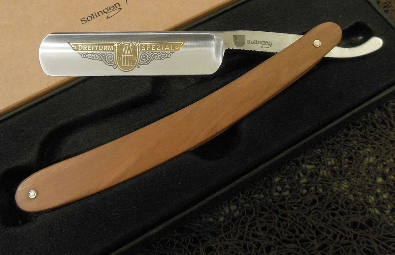 Neu 5/8 Oder 6/8 Rasiermesser Dreiturm Solingen Olivenholz Neu 5/8 Oder 6/8 Rasiermesser Dreiturm Solingen Olivenholz von Etsy - SolingerStahl