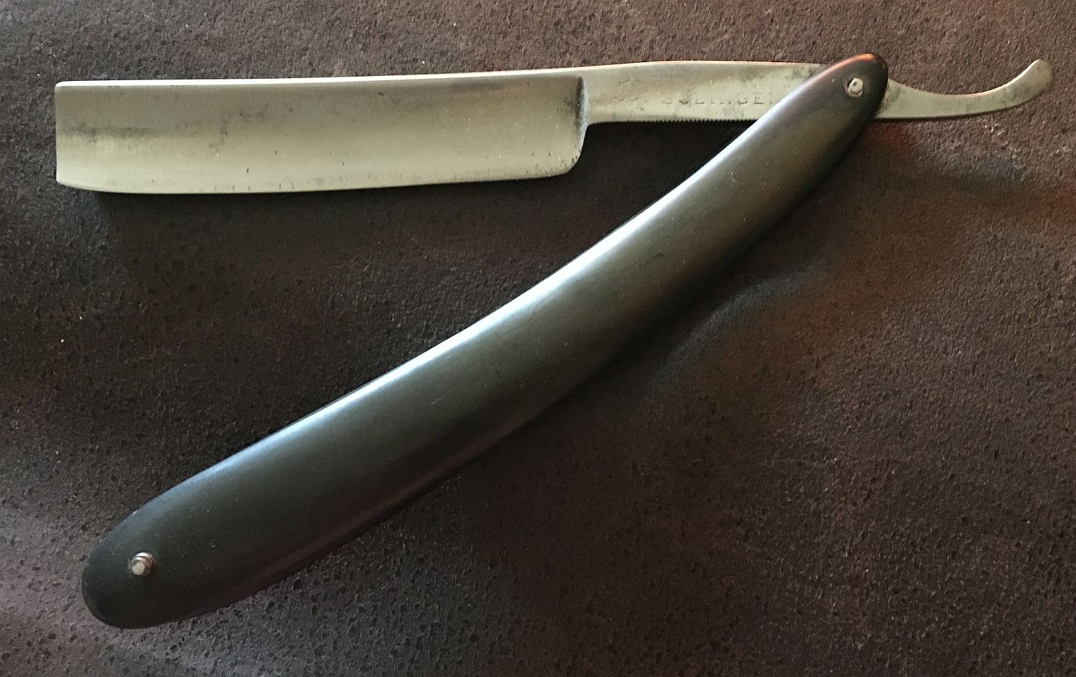 Vintage 4/8 Rasiermesser Konejung Solingen #1738 Brille Bakelitheft Zum Aufarbeiten Vintage 4/8 Rasiermesser Konejung Solingen #1738 Brille Bakelitheft Zum Aufarbeiten von Etsy - SolingerStahl