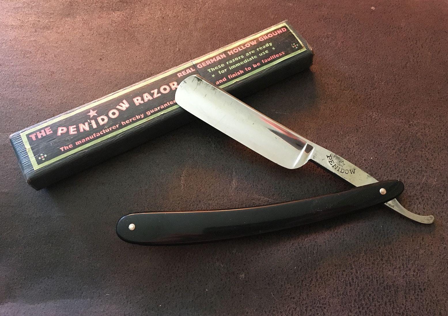 Vintage 6/8 Rasiermesser Penidow Solingen #210 Bakelite-Heft 1920-1930S von Etsy - SolingerStahl
