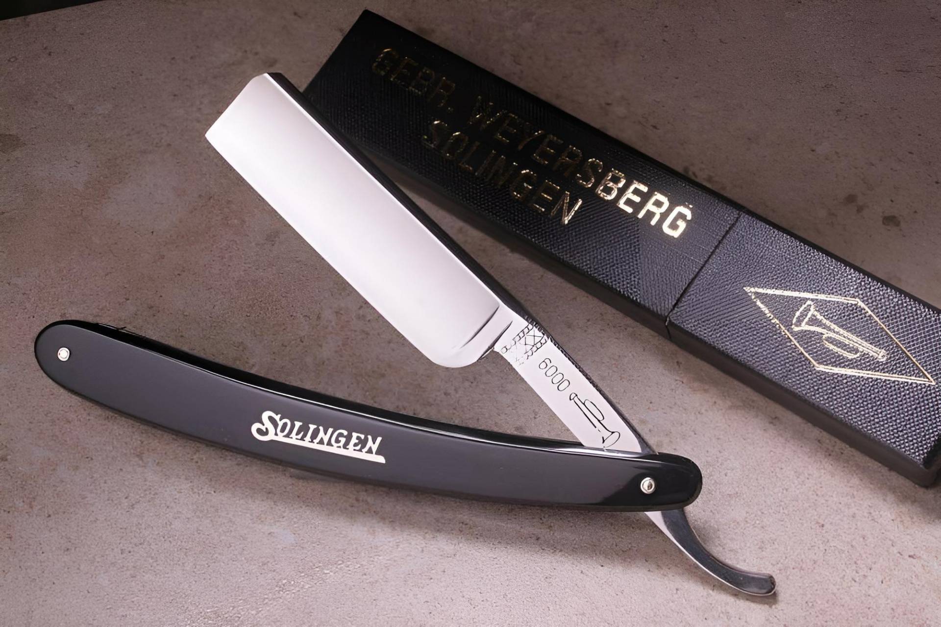 Vintage Nos 6/8 Rasiermesser Gebr. Weyersberg Solingen #6000 | Corneta 1930-40S von Etsy - SolingerStahl