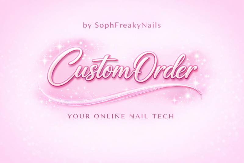 Custom Press-On Nägel von Etsy - SophFreakyNails