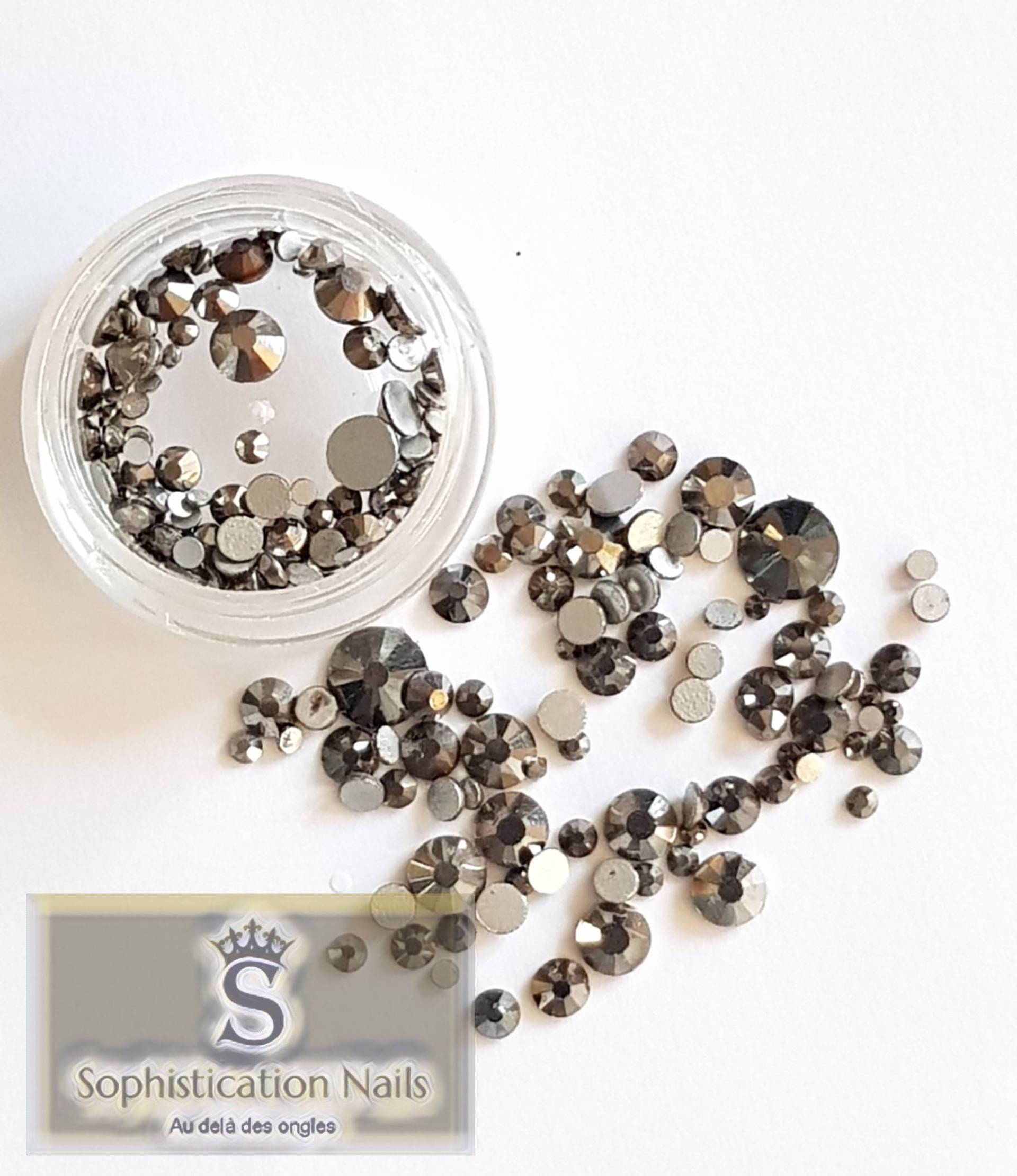 Hämatit-strass-Boxen Hämatit-strass-Boxen von Etsy - SophisticationNails