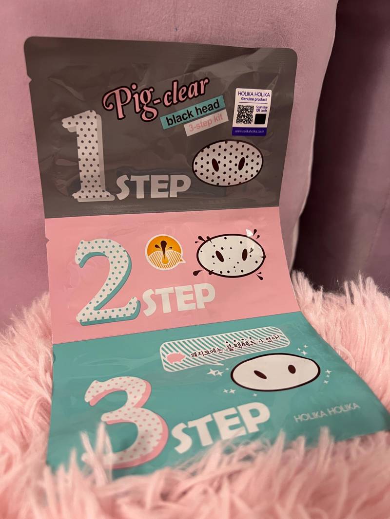 Holika - Pig Clear Blackhead 3-step Kit | Mitesser-Entfernung Maske K-Beauty Hautpflege von Etsy - SoulCarebyMary