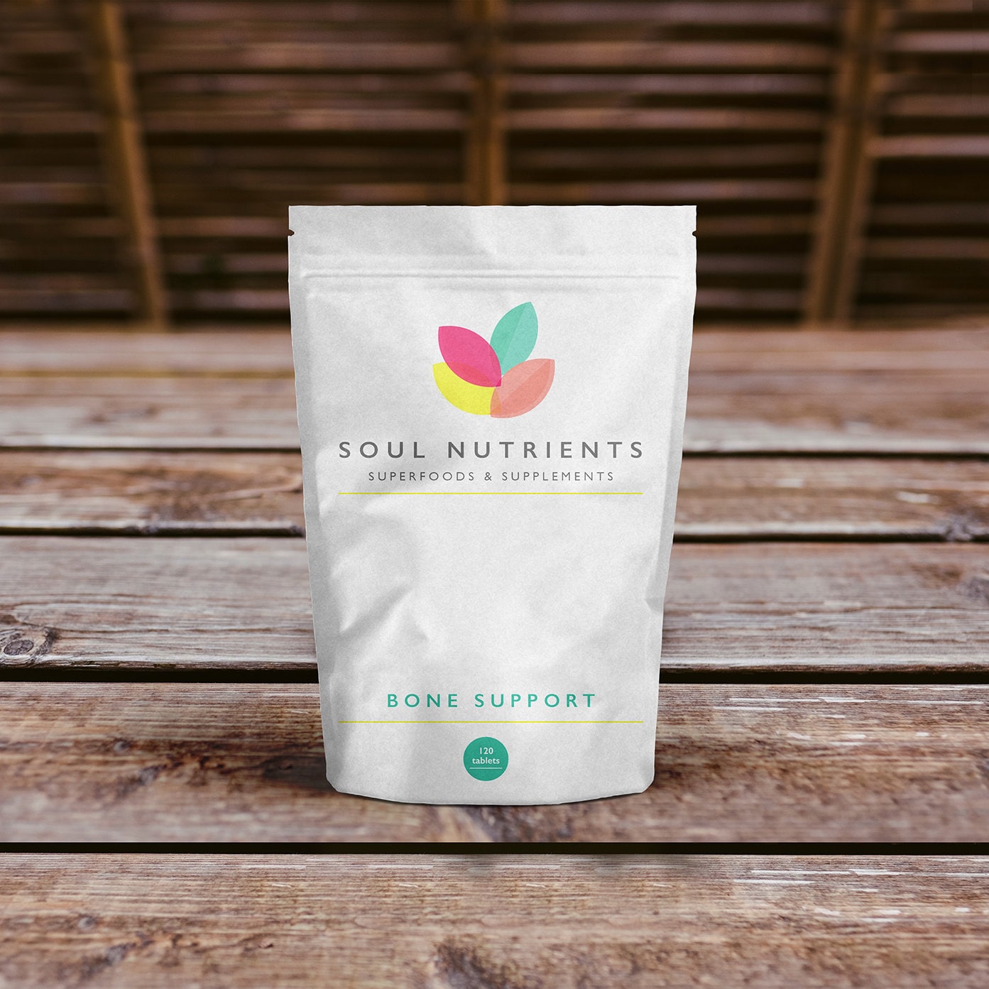 Knochen Unterstützung Tabletten - Magnesium, Kalzium, Vitamin D3, K2 & Kurkuma 120 von Etsy - SoulNutrientsuk