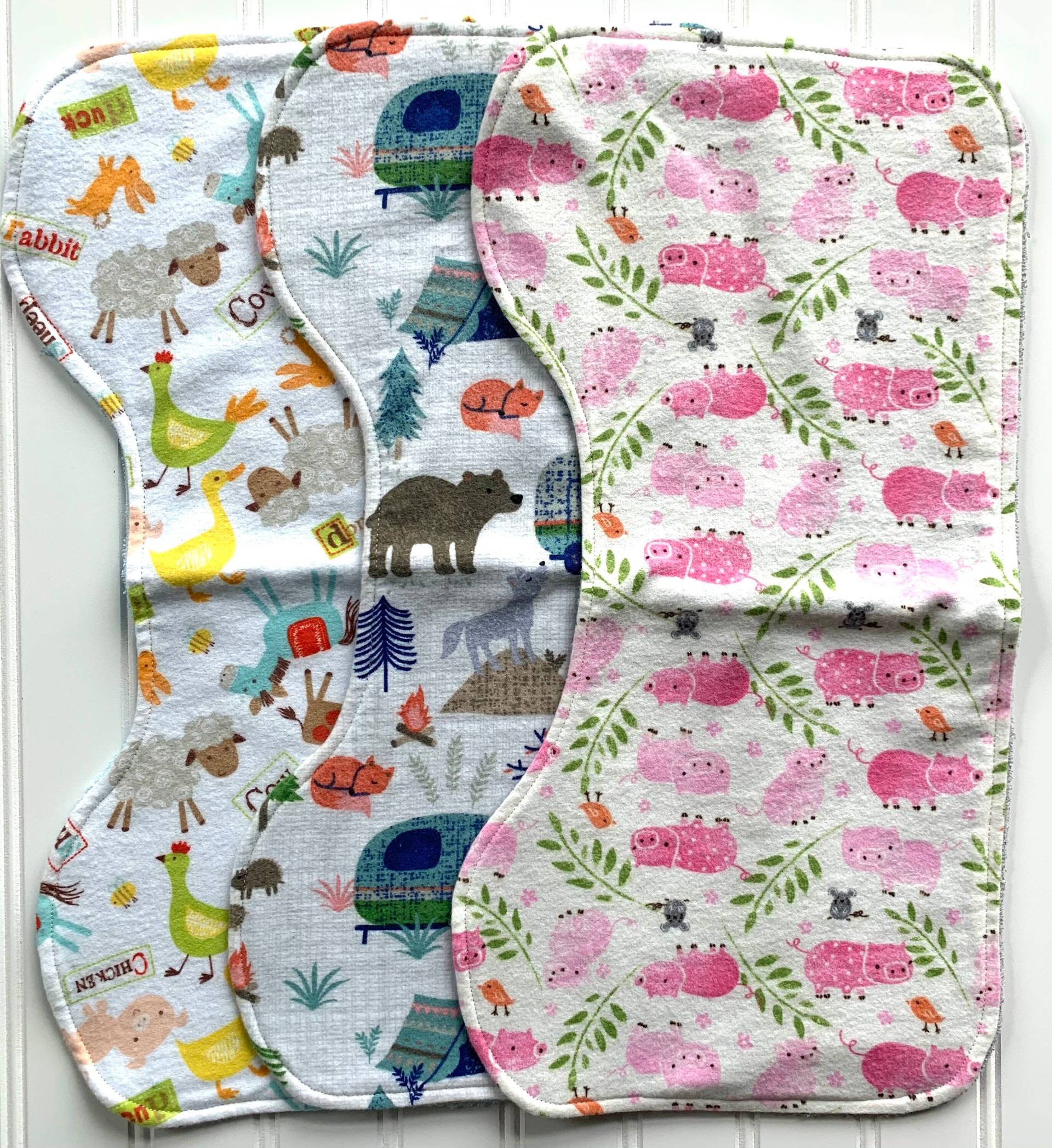 Doppelschichtige Saugfähige Burp-Tücher Doppelschichtige Saugfähige Burp-Tücher von Etsy - SoulontheWind