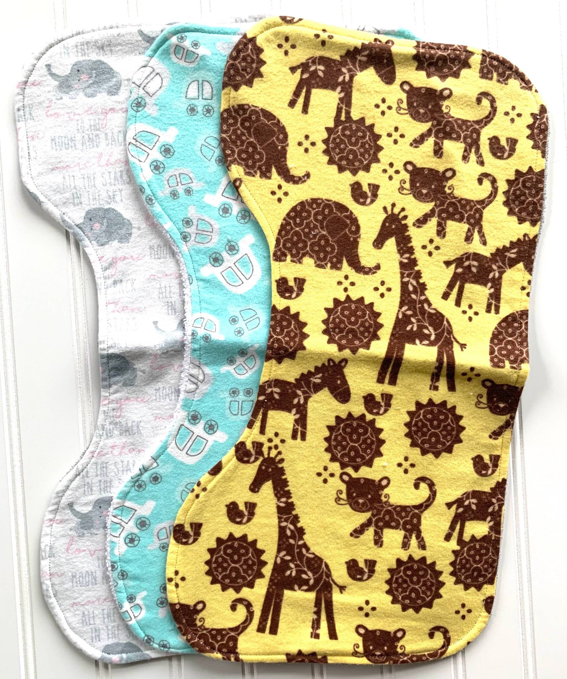 Doppelschichtige Saugfähige Burp-Tücher Doppelschichtige Saugfähige Burp-Tücher von Etsy - SoulontheWind