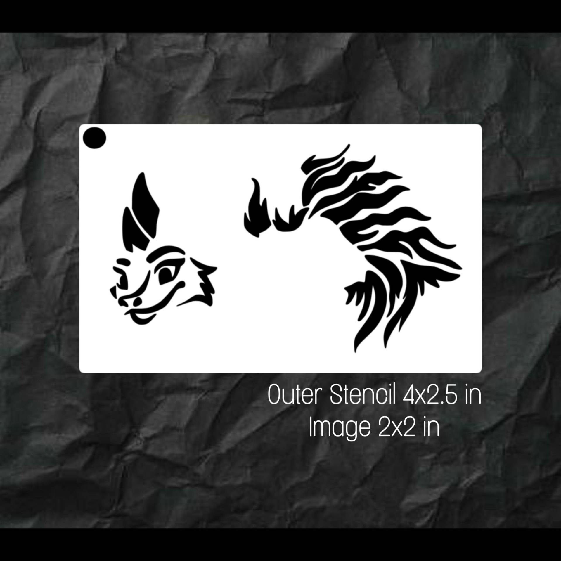 Traumdrache Gesichtsbemalung Schablone von Etsy - SparrowStencilSupply