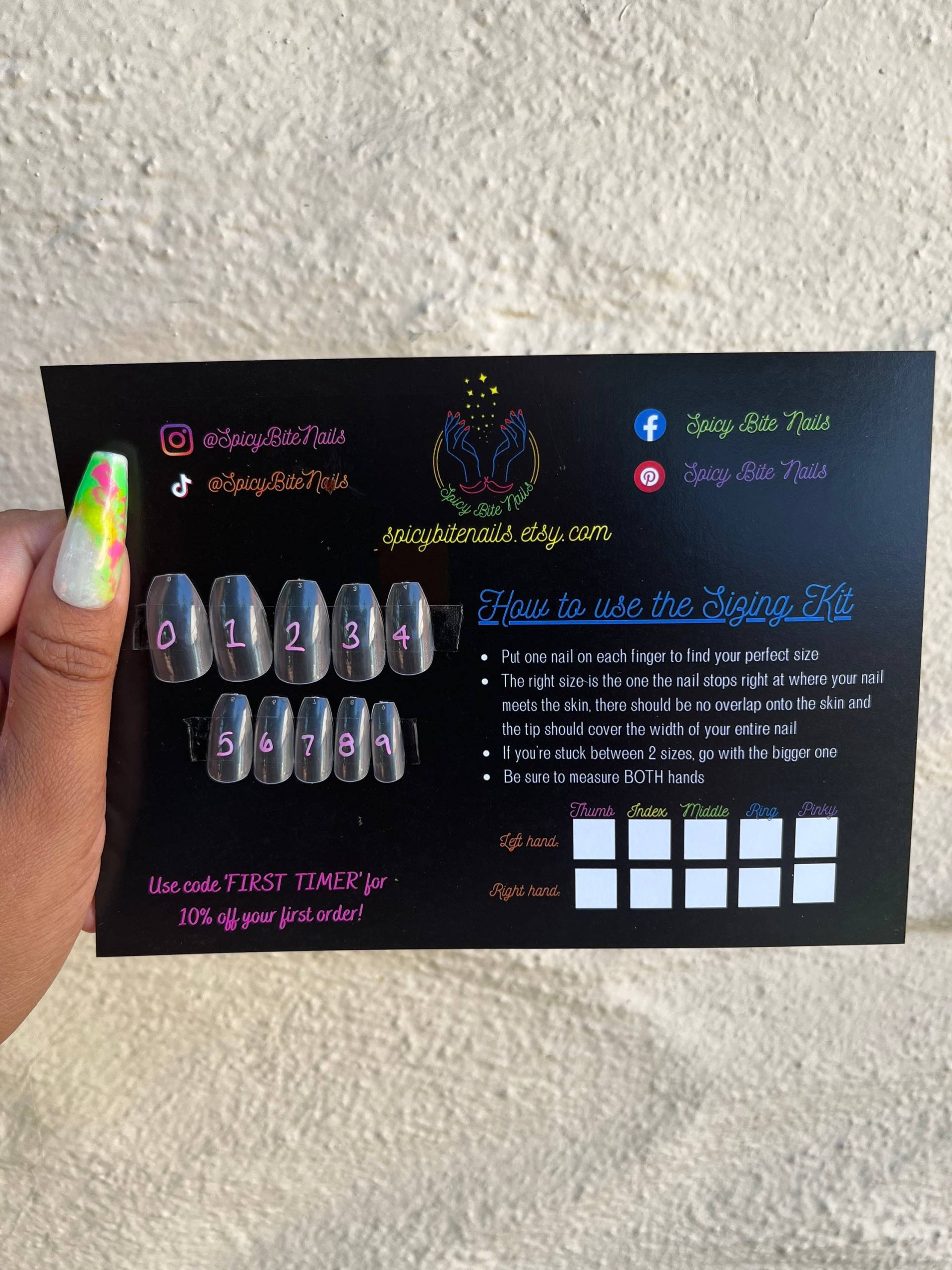 Press-On Nagel Kit Press-On Nagel Kit von Etsy - SpicyBiteNails