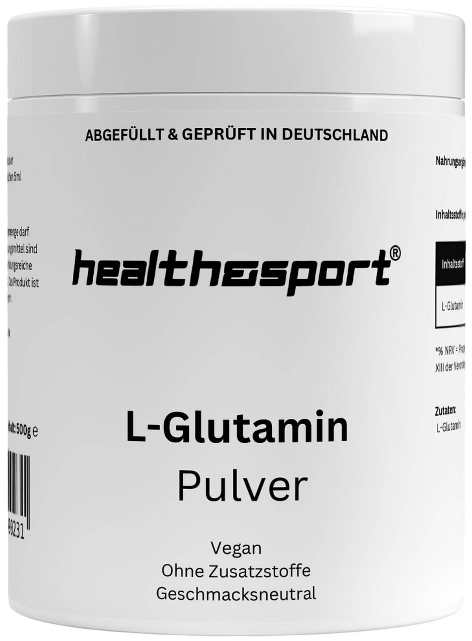 Health & Sport L-Glutamin Pulver Vegan 500G - Für Muskeln, Immunsystem, Verdauung Regeneration, Leistung, Sportlernahrung Health & Sport L-Glutamin Pulver Vegan 500G - Für Muskeln, Immunsystem, Verdauung Regeneration, Leistung, Sportlernahrung von Etsy - Sportlernahrung
