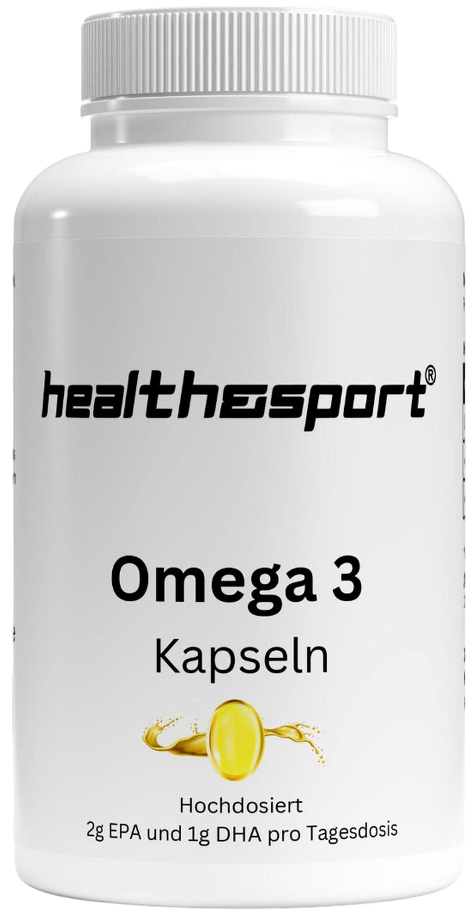 Health & Sport Omega-3 Triglyceride 120 Softgels Hochdosiert - Ungesättigte Fettsäuren Für Herz, Gehirn, Sehkraft Nahrungsergänzungsmittel Health & Sport Omega-3 Triglyceride 120 Softgels Hochdosiert - Ungesättigte Fettsäuren Für Herz, Gehirn, Sehkraft Nahrungsergänzungsmittel von Etsy - Sportlernahrung
