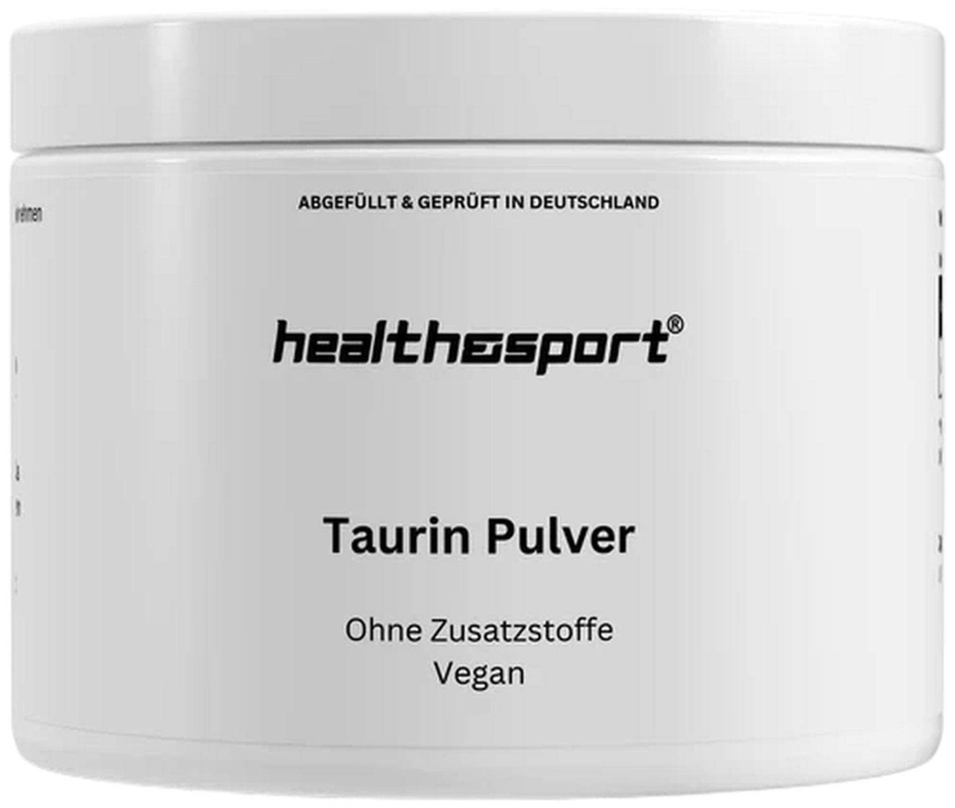Health & Sport Taurin Pulver Vegan 250G, Nahrungsergänzungsmittel, Leistung, Ausdauer, Fitness, Vitalität, Energie, Muskelaufbau von Etsy - Sportlernahrung