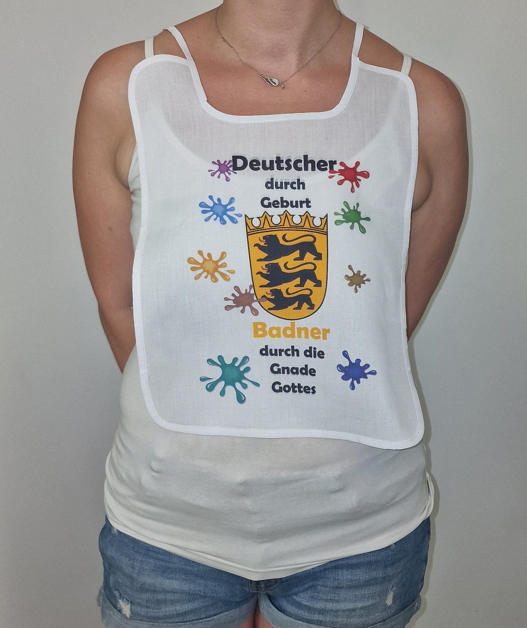 Deutscher Durch Geburt Badner Die Gnade Gottes Scherz-Latz Erwachsene Senioren Schlabberlatz Lätzchen Pichel Schlabberlätzchen Deutscher Durch Geburt Badner Die Gnade Gottes Scherz-Latz Erwachsene Senioren Schlabberlatz Lätzchen Pichel Schlabberlätzchen von Etsy - Spruchdruck