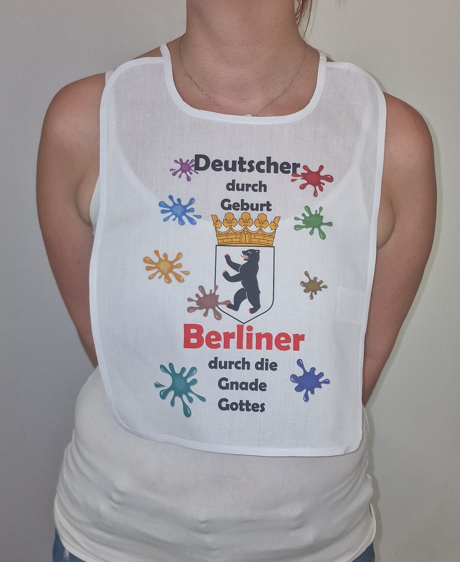 Deutscher Durch Geburt Berliner Die Gnade Gottes Scherz-Latz Erwachsene Senioren Schlabberlatz Lätzchen Pichel Schlabberlätzchen Deutscher Durch Geburt Berliner Die Gnade Gottes Scherz-Latz Erwachsene Senioren Schlabberlatz Lätzchen Pichel Schlabberlätzchen von Etsy - Spruchdruck