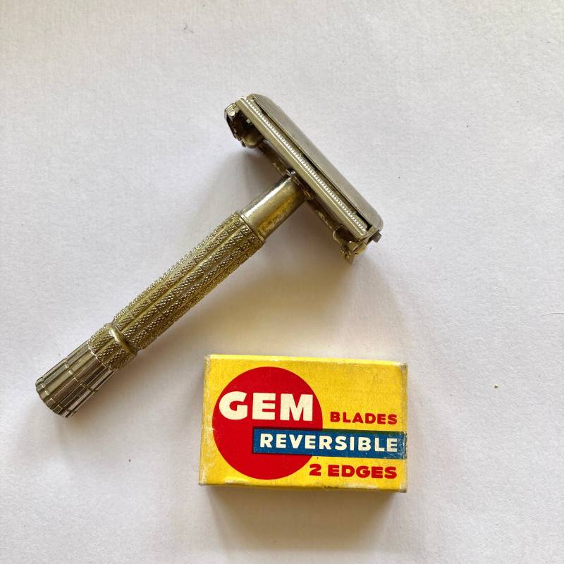 50Er Gillette Rasiermesser Super Speed Twist Flare Open Diamant Griff von Etsy - StateAndMainVintage