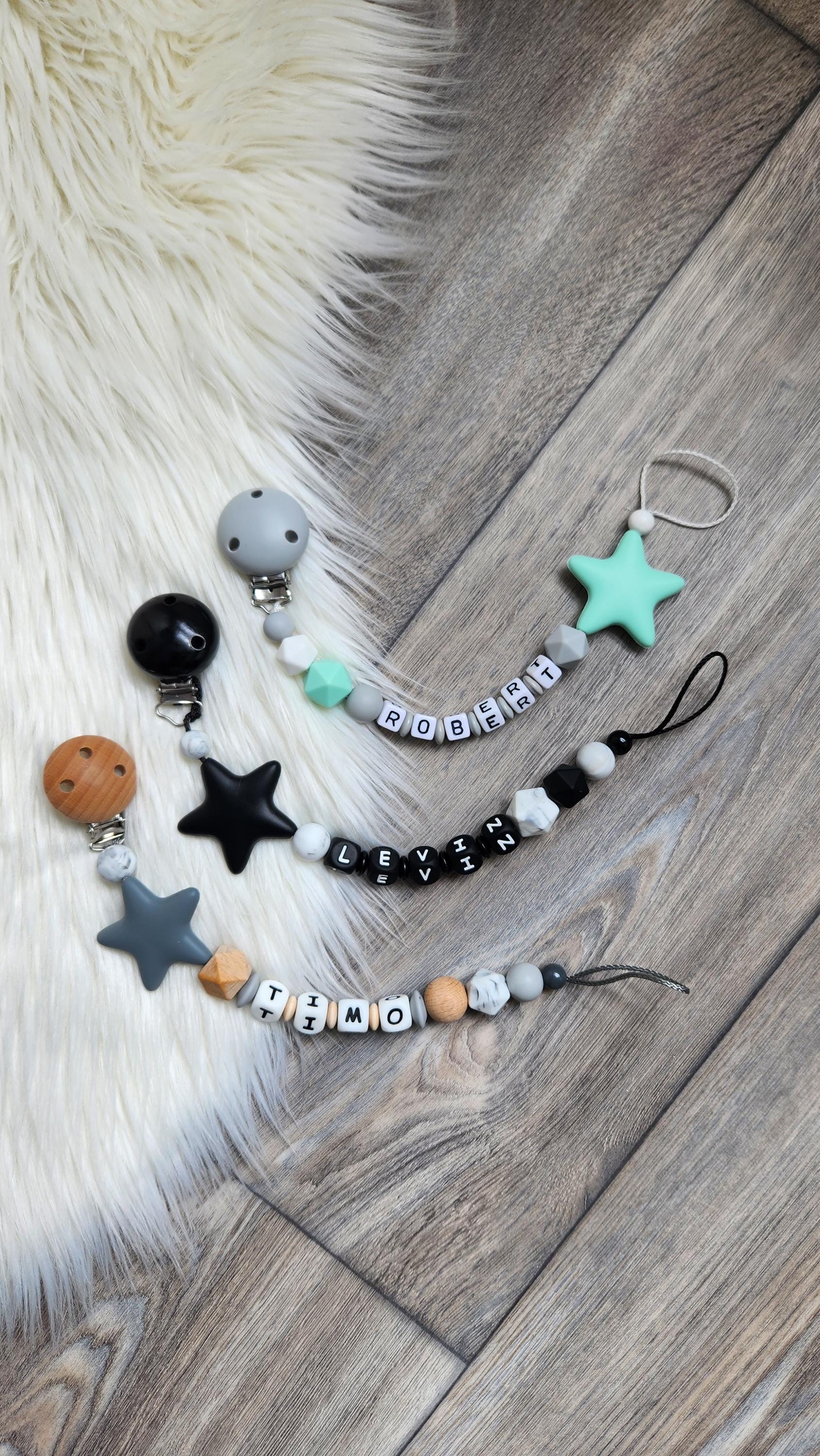 Schnullerkette Mit Namen Wunschname Schnuller von Etsy - StaysisShnullerkette