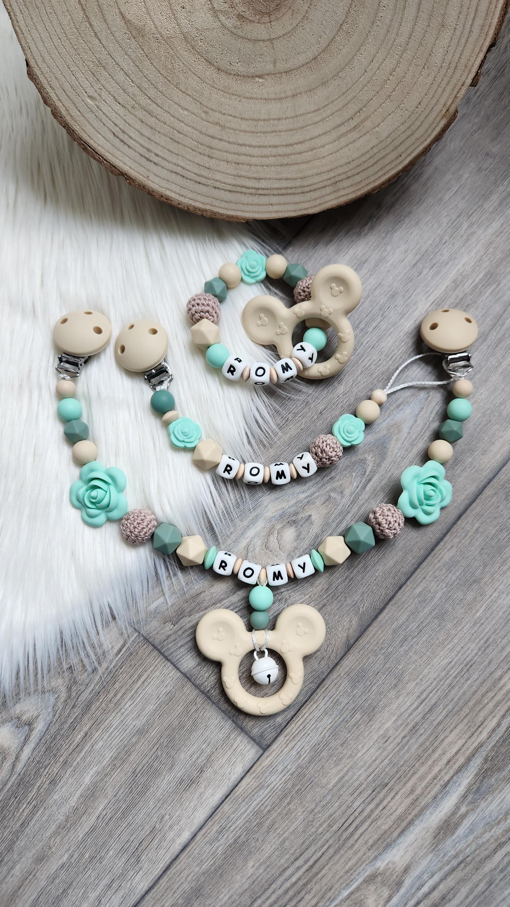 Schnullerkette Mit Wunschnamen, Personalisiert , Kinderwagenkette, Micky Maus, Geschenk Babyparty Schnullerkette Mit Wunschnamen, Personalisiert , Kinderwagenkette, Micky Maus, Geschenk Babyparty von Etsy - StaysisShnullerkette