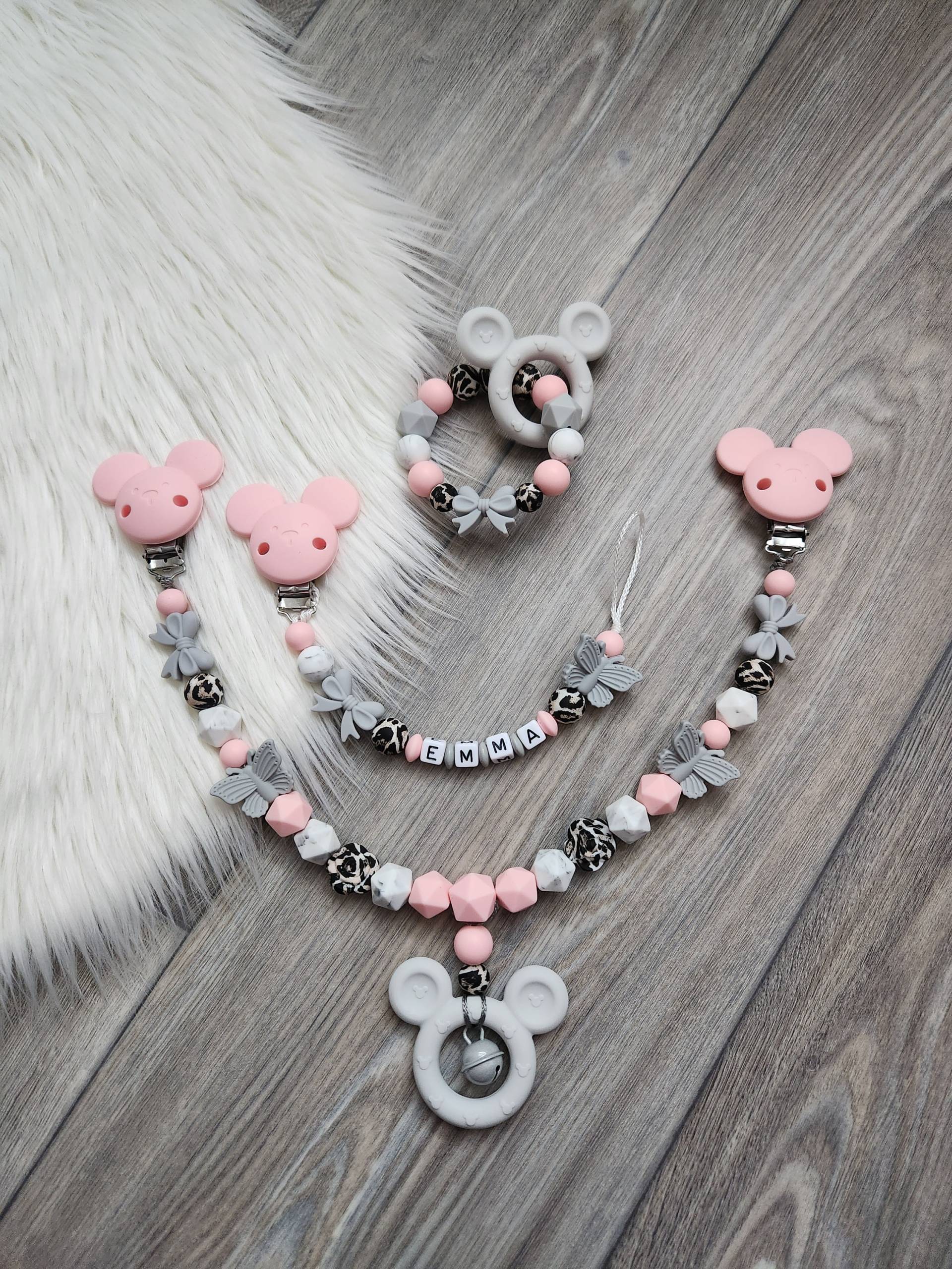 Schnullerkette Personalisiert Wunschname Mädchen Mickymaus Roda Babyparty Geschenk Set Schnullerkette Personalisiert Wunschname Mädchen Mickymaus Roda Babyparty Geschenk Set von Etsy - StaysisShnullerkette