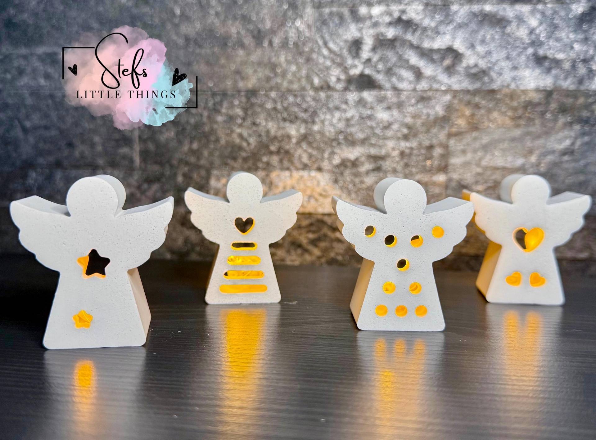 Schutzengel Ballonlicht Geschenk Kleinigkeit Mitbringsel Engelchen To Go Lichtschutzengelchen Frühling Geburtstag von Etsy - StefsLittleThingsBo