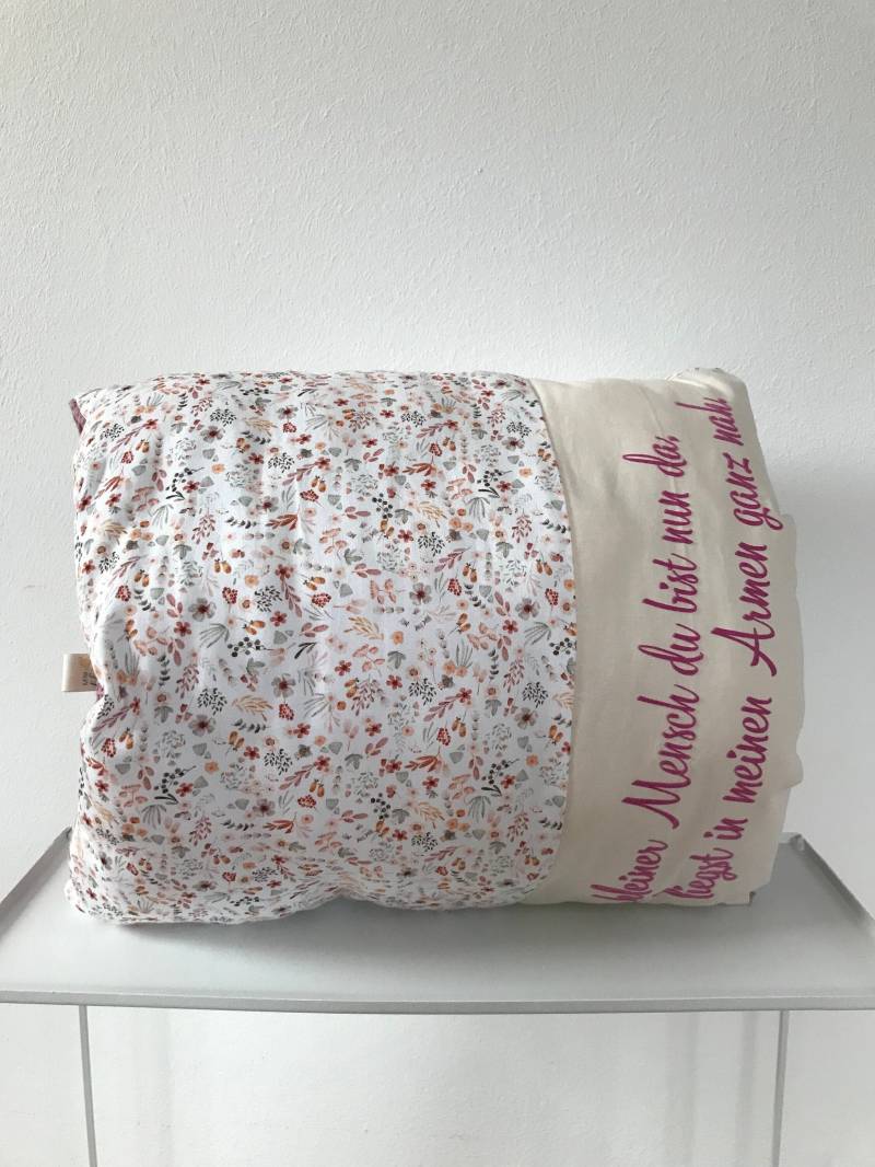 Mini Stillkissen "Blumenmeer" Für Unterwegs von Etsy - StephisMiniKlamotte