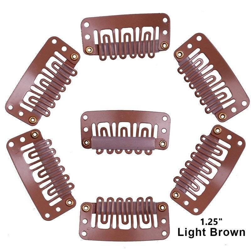 10 Oder 25 Schwarze Perückenclips Für Perücken, Toupets, Haarteile, Frisuren, Haarverlängerungsclips, Ersatz-Perückeclips, Snapclips von Etsy - SterlingLaceDesigns