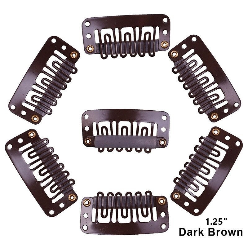 10 Oder 25 Schwarze Perückenclips Für Perücken, Toupets, Haarteile, Frisuren, Haarverlängerungsclips, Ersatz-Perückeclips, Snapclips von Etsy - SterlingLaceDesigns