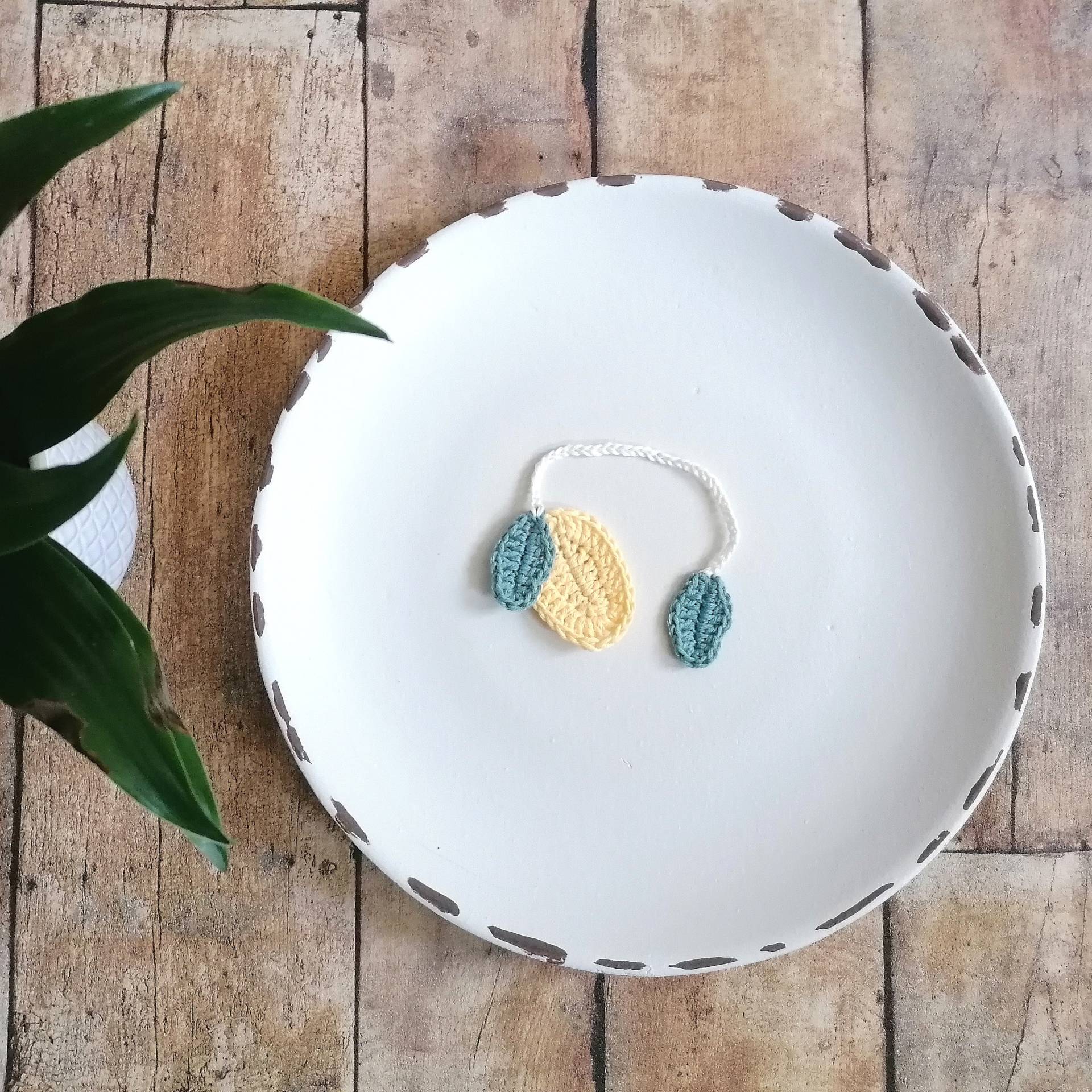 Gehäkeltes Nabelschnurband, Weiches Nabelschnurbändchen Mit Zitrone von Etsy - Sternennaht