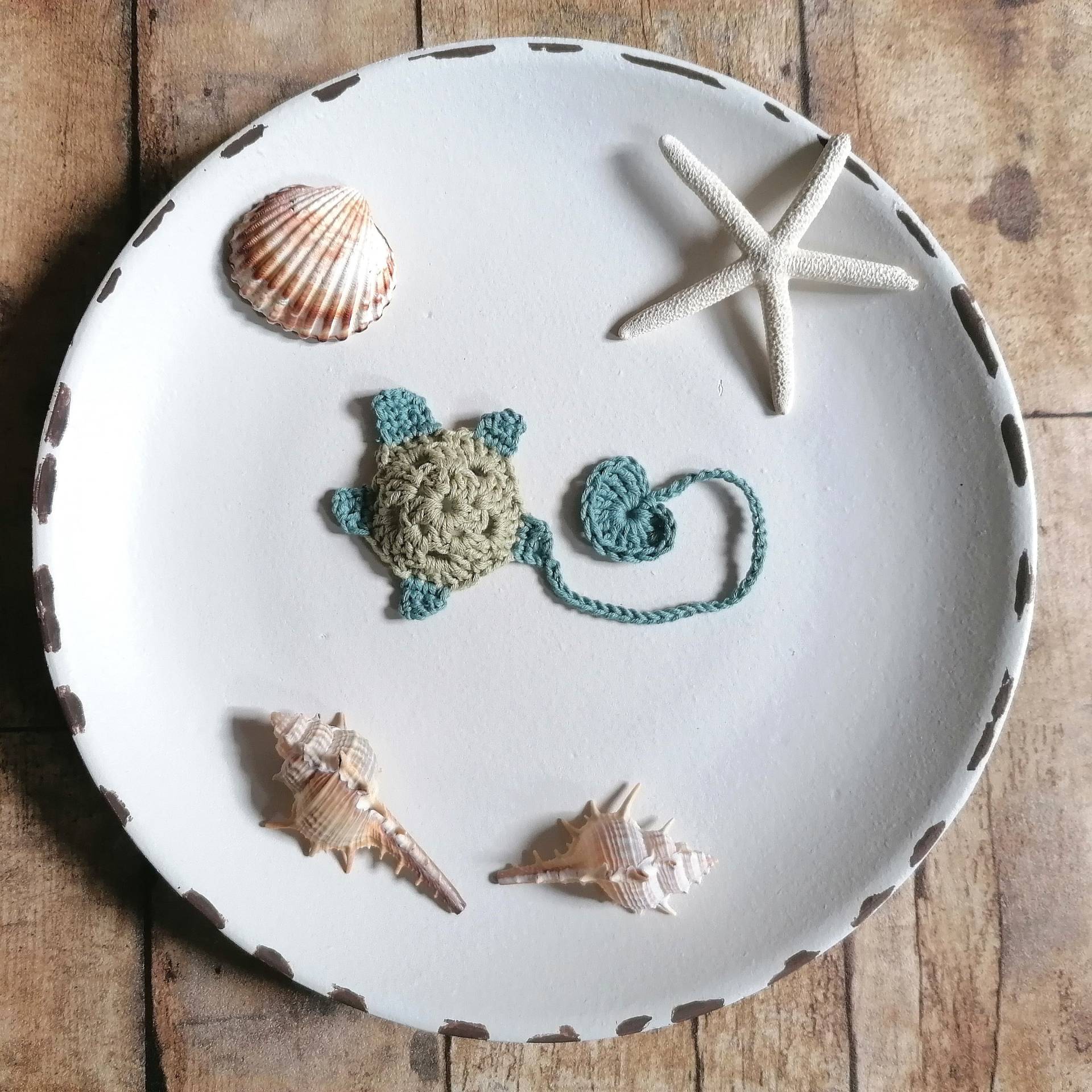 Weiches Nabelschnurbändchen, Gehäkeltes Nabelschnurband Mit Schildkröte von Etsy - Sternennaht