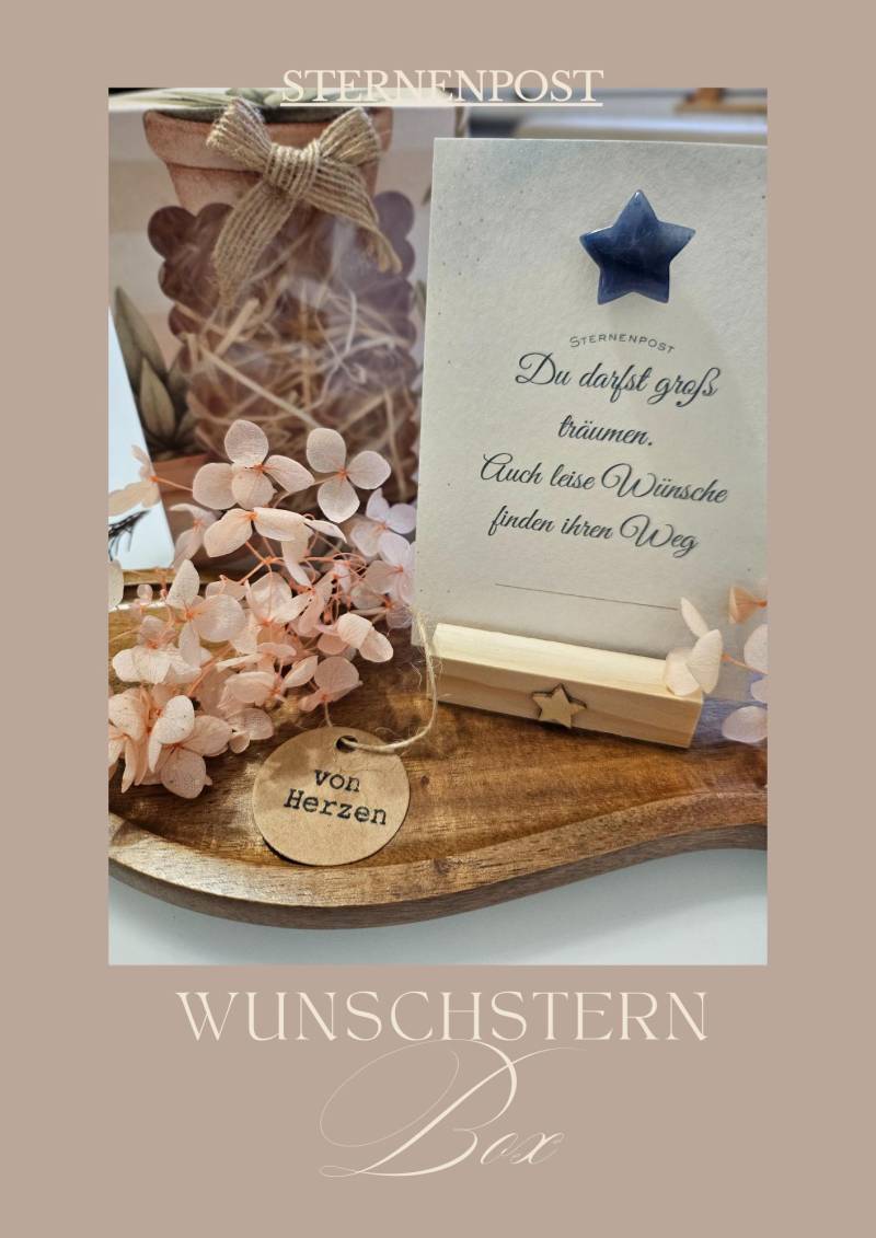 Geschenk Für Freundin - Liebevolle Geschenkbox Mit Affirmationen & Sternstein von Etsy - Sternenpost
