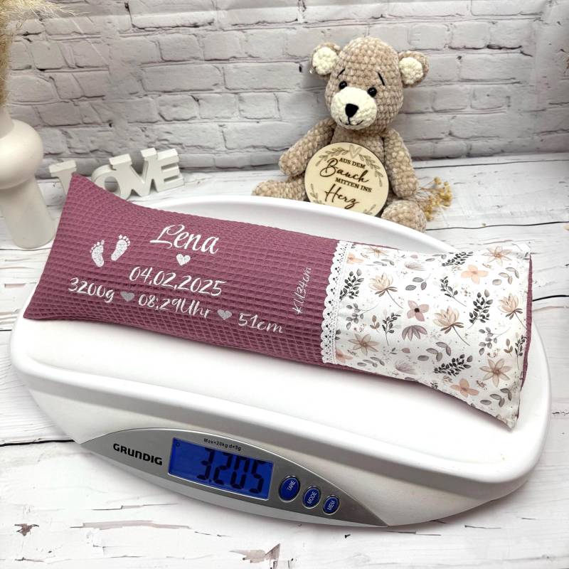 Geburtskissen Mit Gewicht Und Länge - Dein Baby Als Kissen in Echtmaßen Das Perfekte Personalisierte Babygeschenk Zur Geburt Taufe, Bl1 von Etsy - StickKnirps