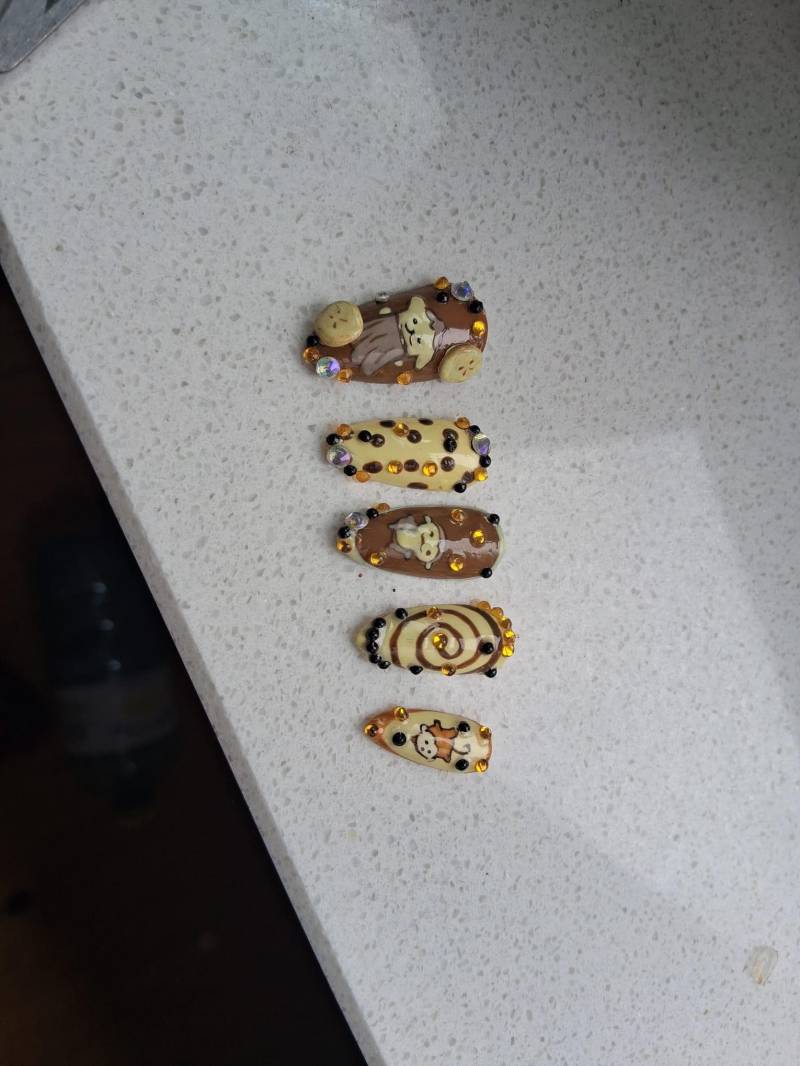 Funky Press-On Nails von Etsy - StickSlayShop
