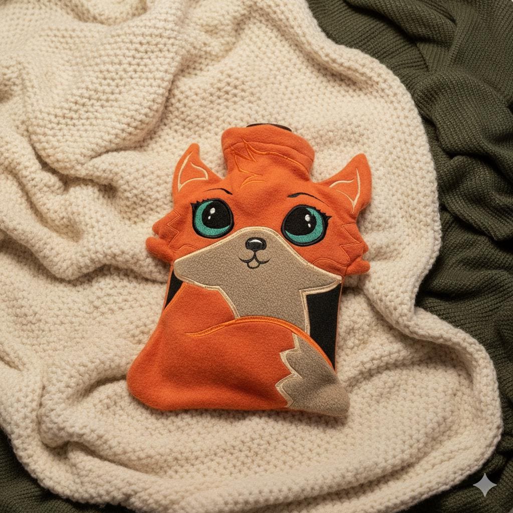 Kuscheliger Wärmflaschen Überzug in Fuchs Form Kuscheliger Wärmflaschen Überzug in Fuchs Form von Etsy - StickWerke