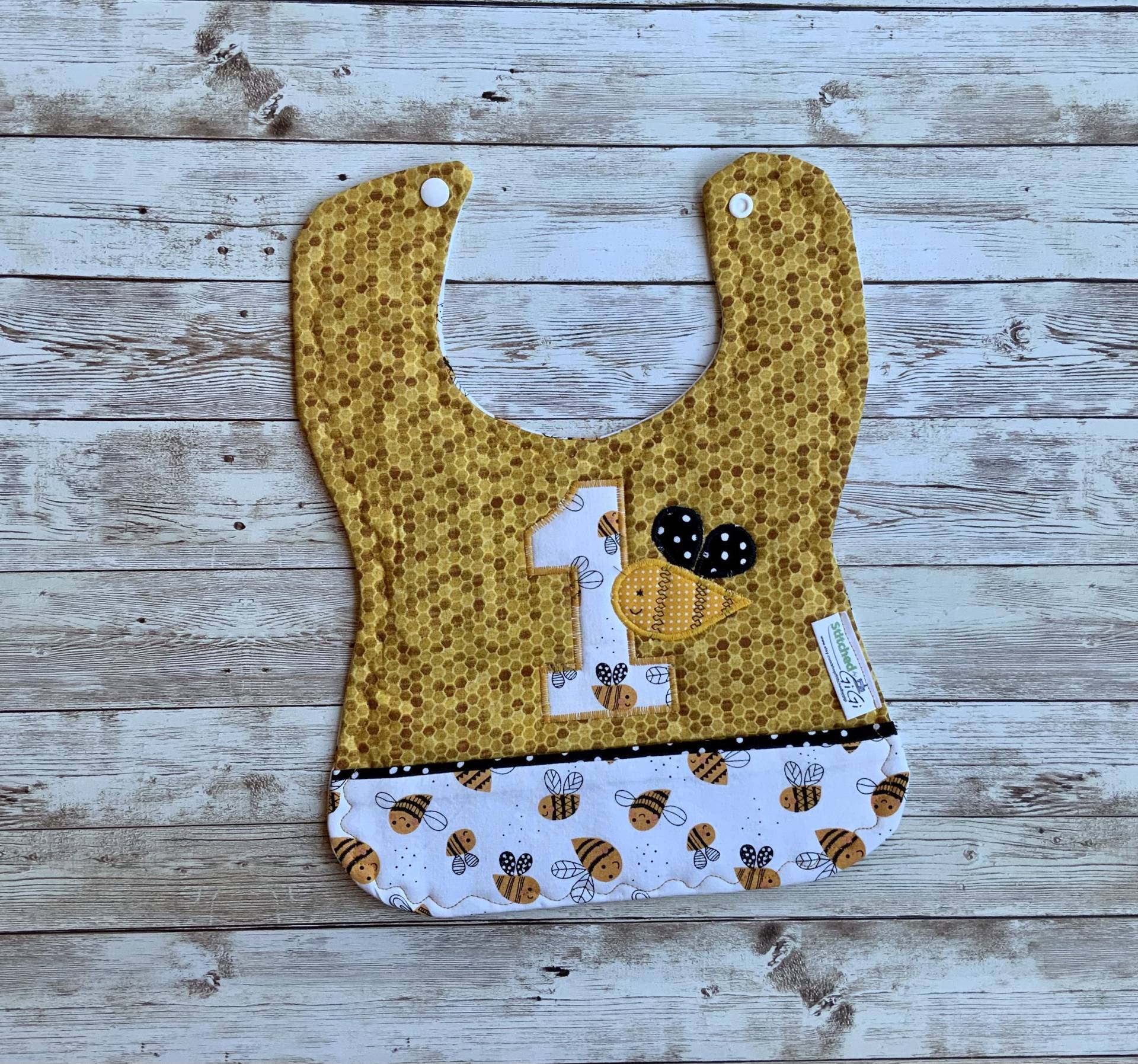 Baby Mädchen Biene 1. Geburtstag, Geburtstag Applizierte Honigbiene Lätzchen, Lemonade Party, Bienen von Etsy - Stitchedbygigi