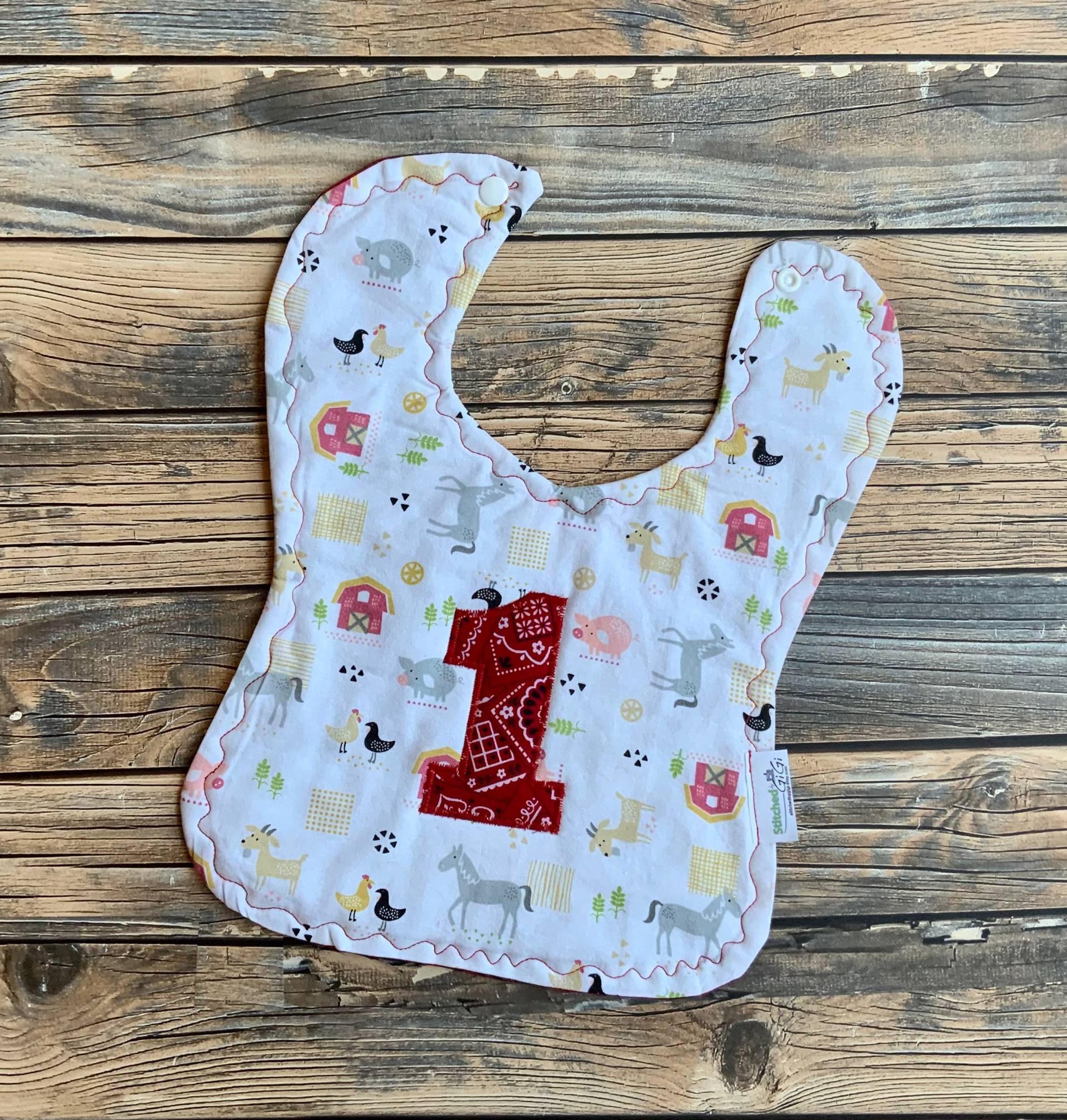 Benutzerdefinierte Applizierte Bauernhof Thema Lätzchen, Baby 1. Geburtstag Baby-Dusche, Erster Geburtstag, Geburtstagsgeschenk, Tier Benutzerdefinierte Applizierte Bauernhof Thema Lätzchen, Baby 1. Geburtstag Baby-Dusche, Erster Geburtstag, Geburtstagsgeschenk, Tier von Etsy - Stitchedbygigi