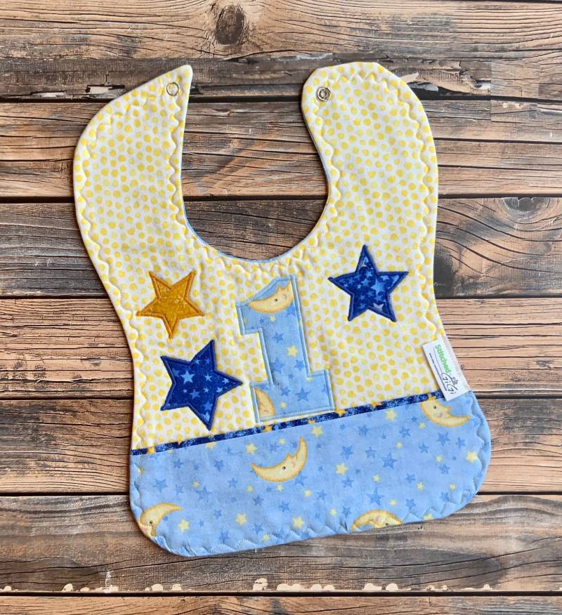 Twinkle Little Star Ersten Geburtstag Lätzchen, Applikation 1. Lätzchen von Etsy - Stitchedbygigi