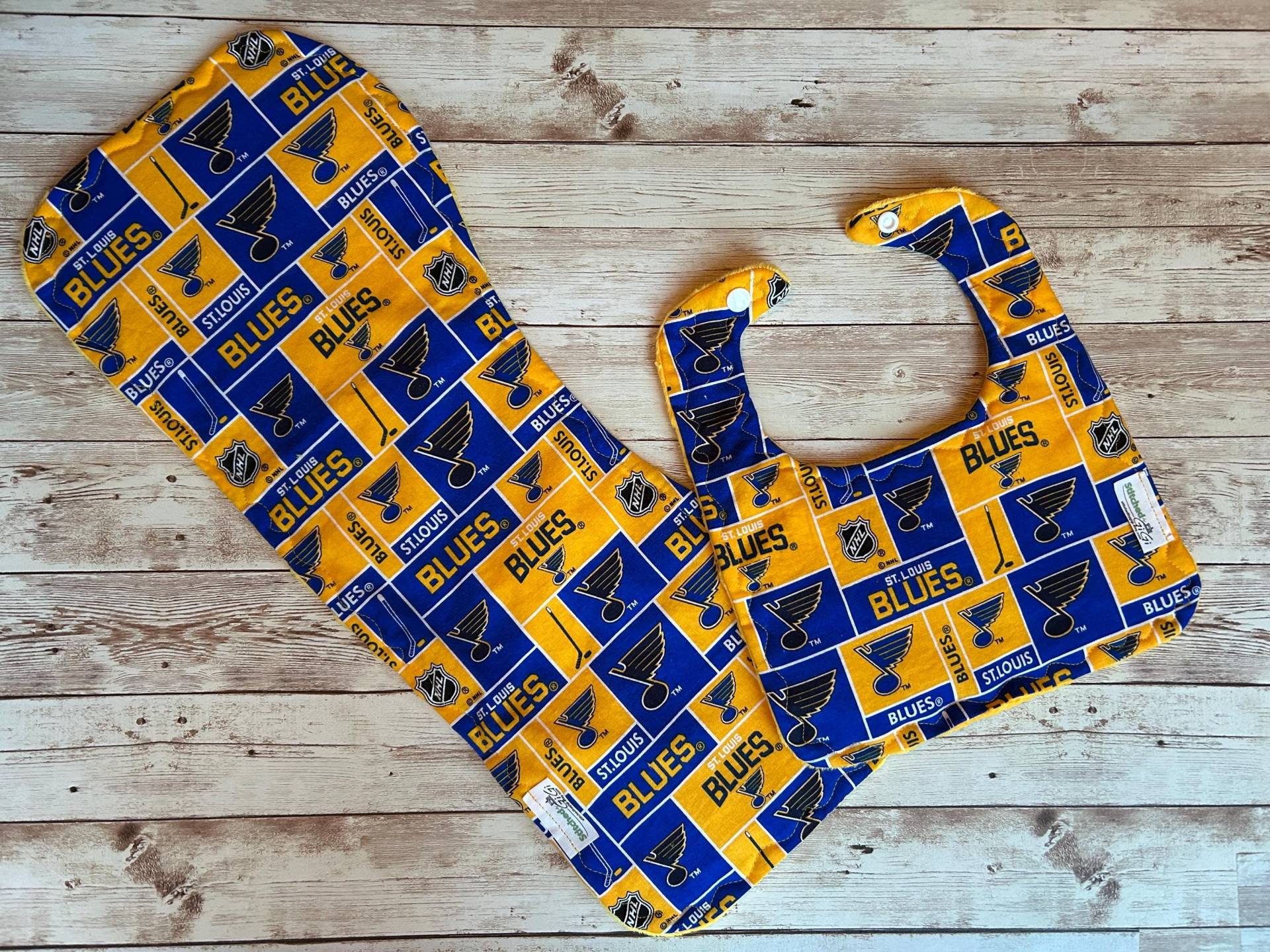 st Louis Blues Lätzchen Und Spucktuch Set, Hockeyspieler Geschenk von Etsy - Stitchedbygigi