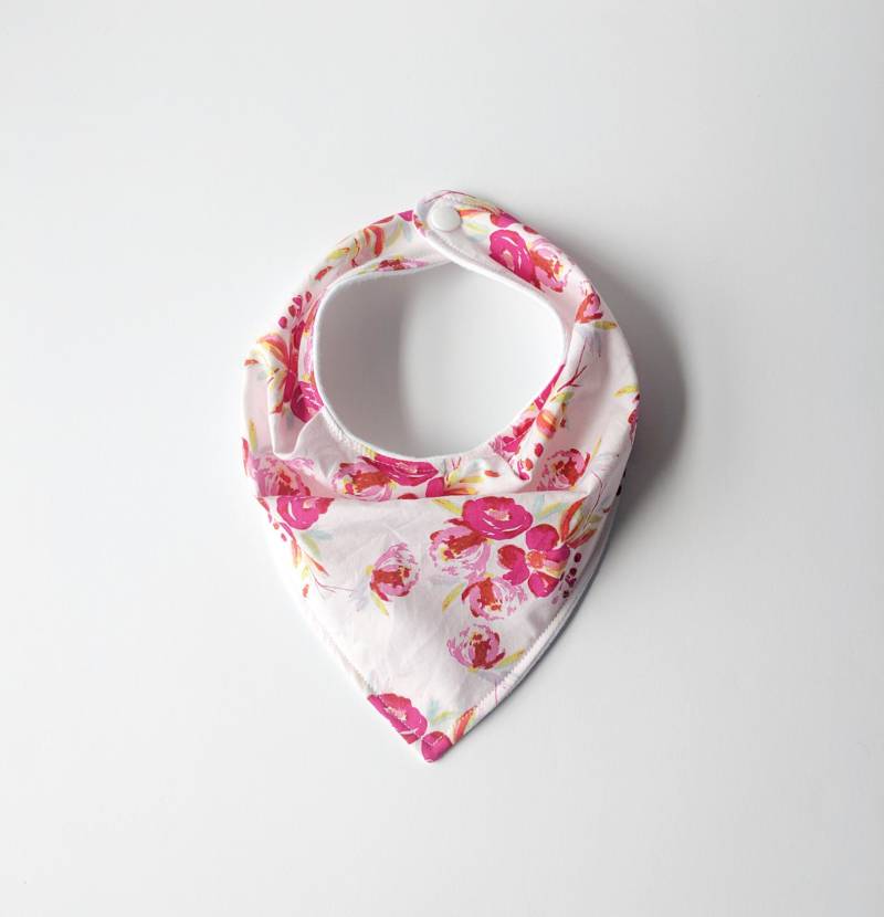 Floral, Wasserdicht Bandana Lätzchen - Baby Zahnen Sabbern Slouch Aquarell Floral Pink Mädchen Stitches Und Sass von Etsy - StitchesAndSass513