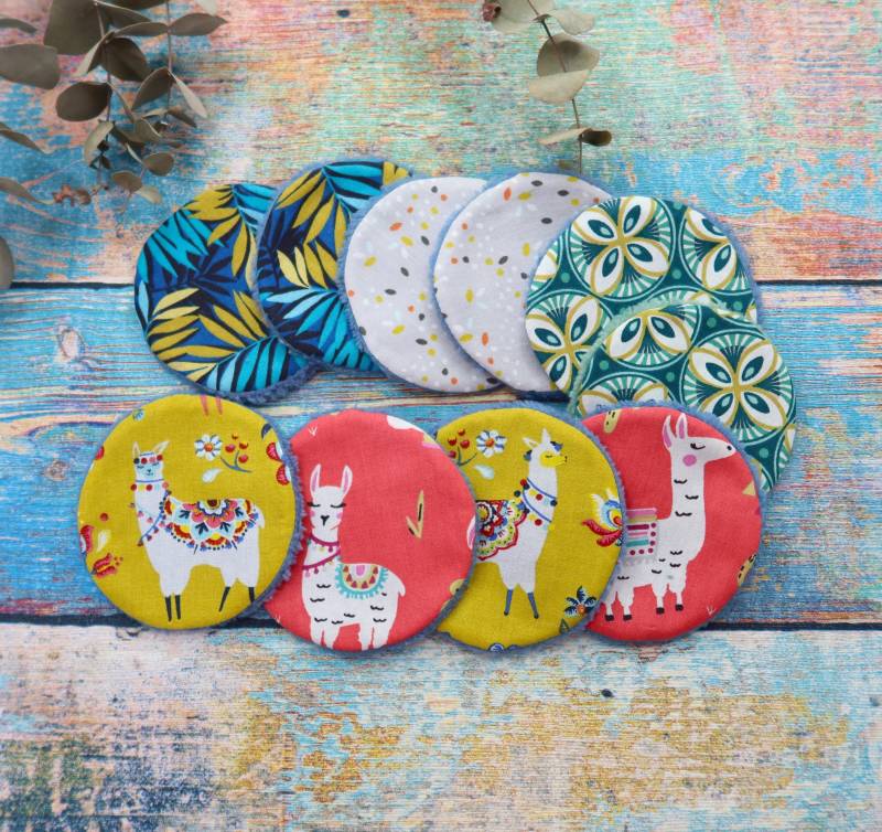 10Nachhaltige Abschminkpads Aus Superweichem Frottier Mit Bambus, Nachhaltig, Wiederverwendbar, Frau Geschenk, Muttertagsgeschenk, Mama Geschenk von Etsy - StoffherzleShop