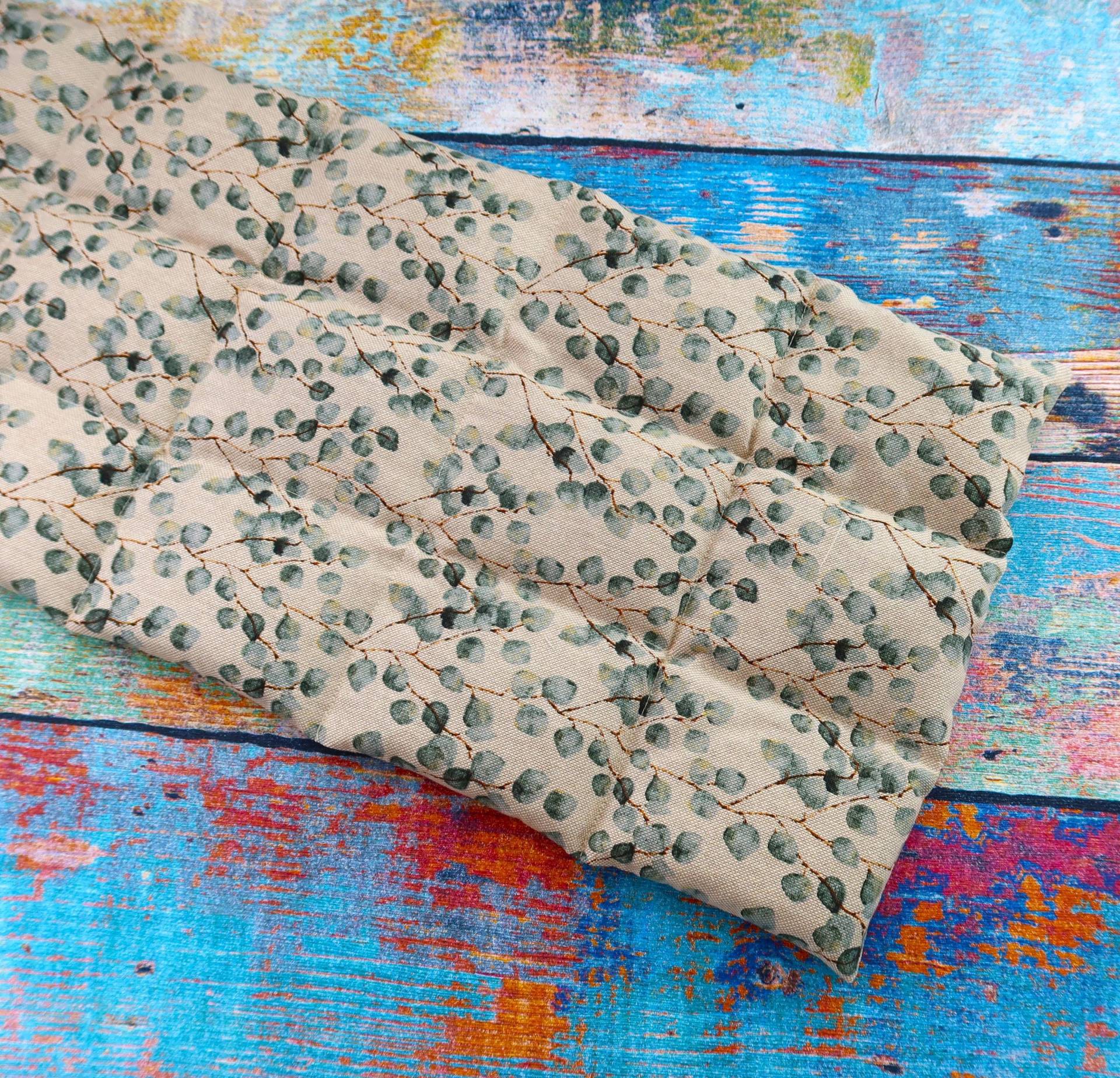 xxl Körnerkissen, 1300G, Extra Lang, 73x23cm Groß, 18-Kammer, Dinkel, Wärmekissen, Rücken Körnerkissen, Eukalyptus, Dinkelkissen, Eukalyptus von Etsy - StoffherzleShop