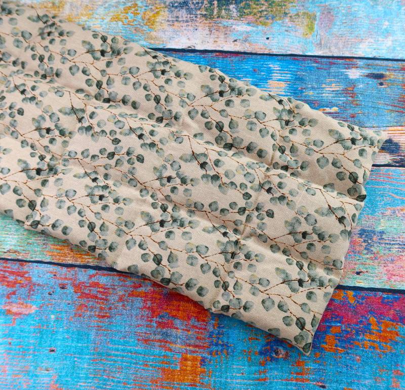 xxl Körnerkissen, 1300G, Extra Lang, 73x23cm Groß, 18-Kammer, Dinkel, Wärmekissen, Rücken Körnerkissen, Eukalyptus, Dinkelkissen, Eukalyptus von Etsy - StoffherzleShop