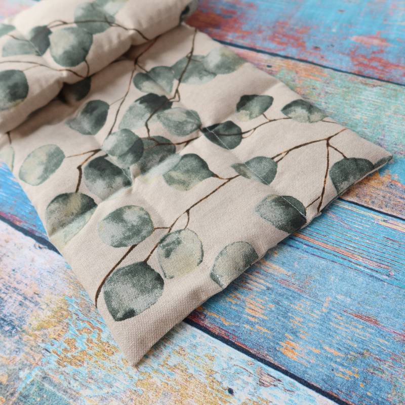 xxl Körnerkissen, 1400G, Extra Lang, 75x23cm Groß, 18-Kammer, Dinkel, Wärmekissen, Rücken Körnerkissen, Eukalyptus , Muttertagsgeschenk, Mama von Etsy - StoffherzleShop