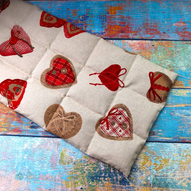 xxl Körnerkissen, 1580G, Extra Lang, Ca.66x28cm Groß, 18-Kammer, Herz, Dinkel, Wärmekissen, Rücken Körnerkissen, Dinkelkissen, Weihnachtsgeschenke von Etsy - StoffherzleShop