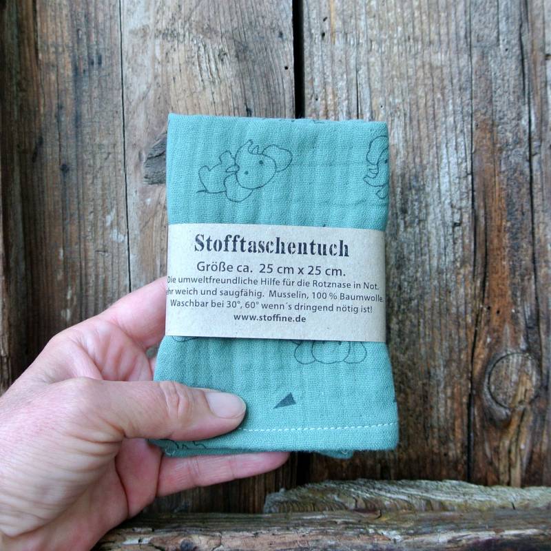 stofftaschentuch | Waschbar, Wiederverwendbar, Baumwolle, Musselin, Zero Waste, Keinplastik, Gifts, Geschenke, Nachhaltig von Etsy - Stoffine