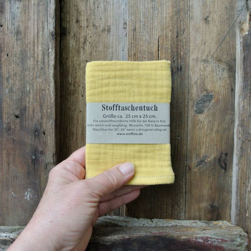 stofftaschentuch | Waschbar, Wiederverwendbar, Gifts, Geschenke, Nachhaltig, Baumwolle, Musselin, Zero Waste, Keinplastik von Etsy - Stoffine