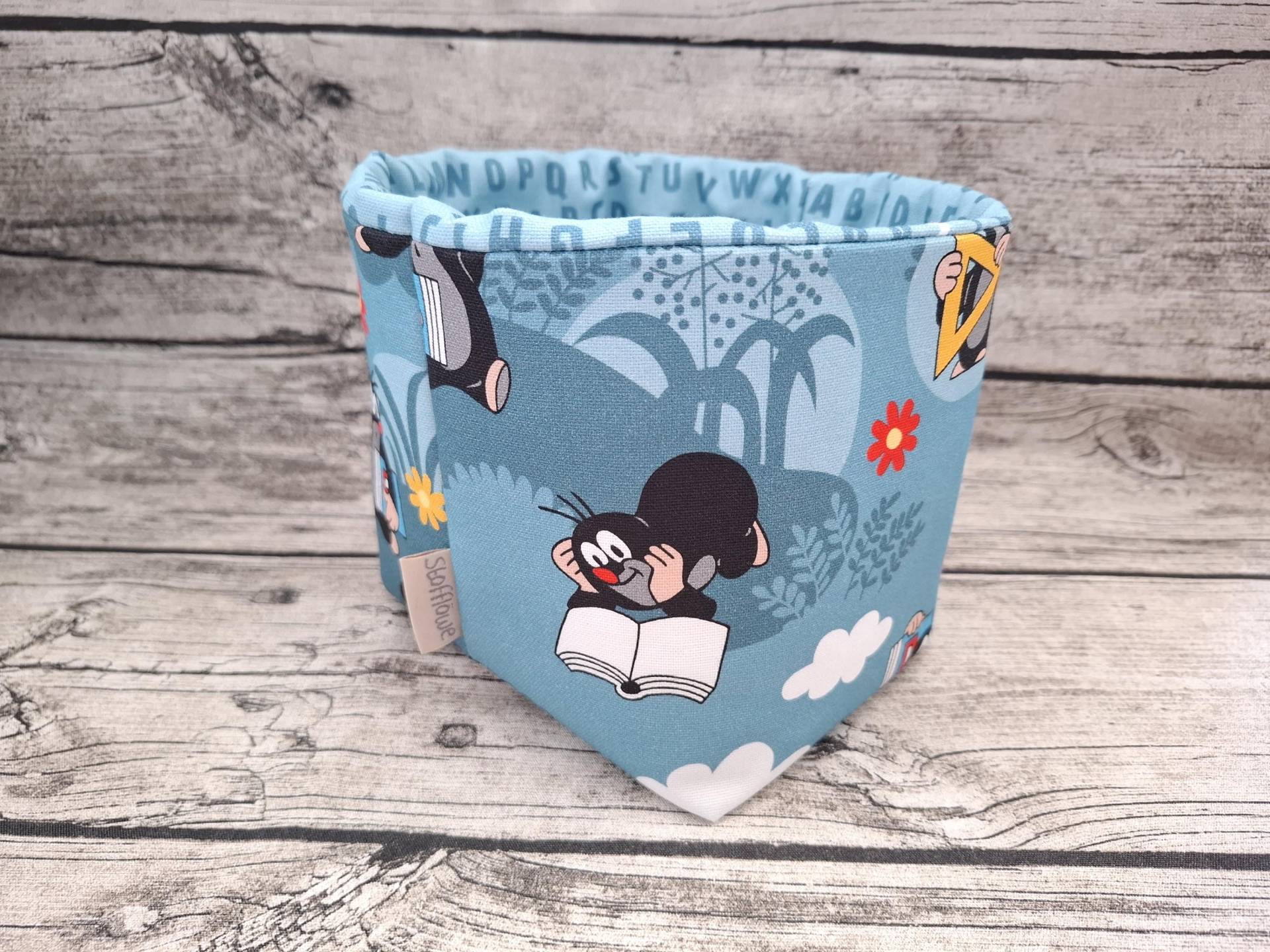 Utensilo Pauli Der Kleine Maulwurf Geodreieck - Aufbewahrung Z.b. Für Schreibutensilien, Bastelsachen, Spielsachen Größe S von Etsy - Stoffloewe