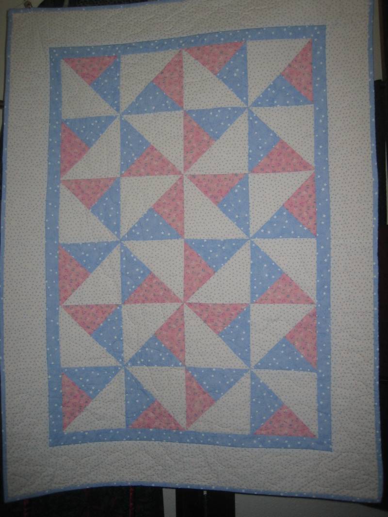 Gesteppte Babydecke von Etsy - StoneCanyonDesigns