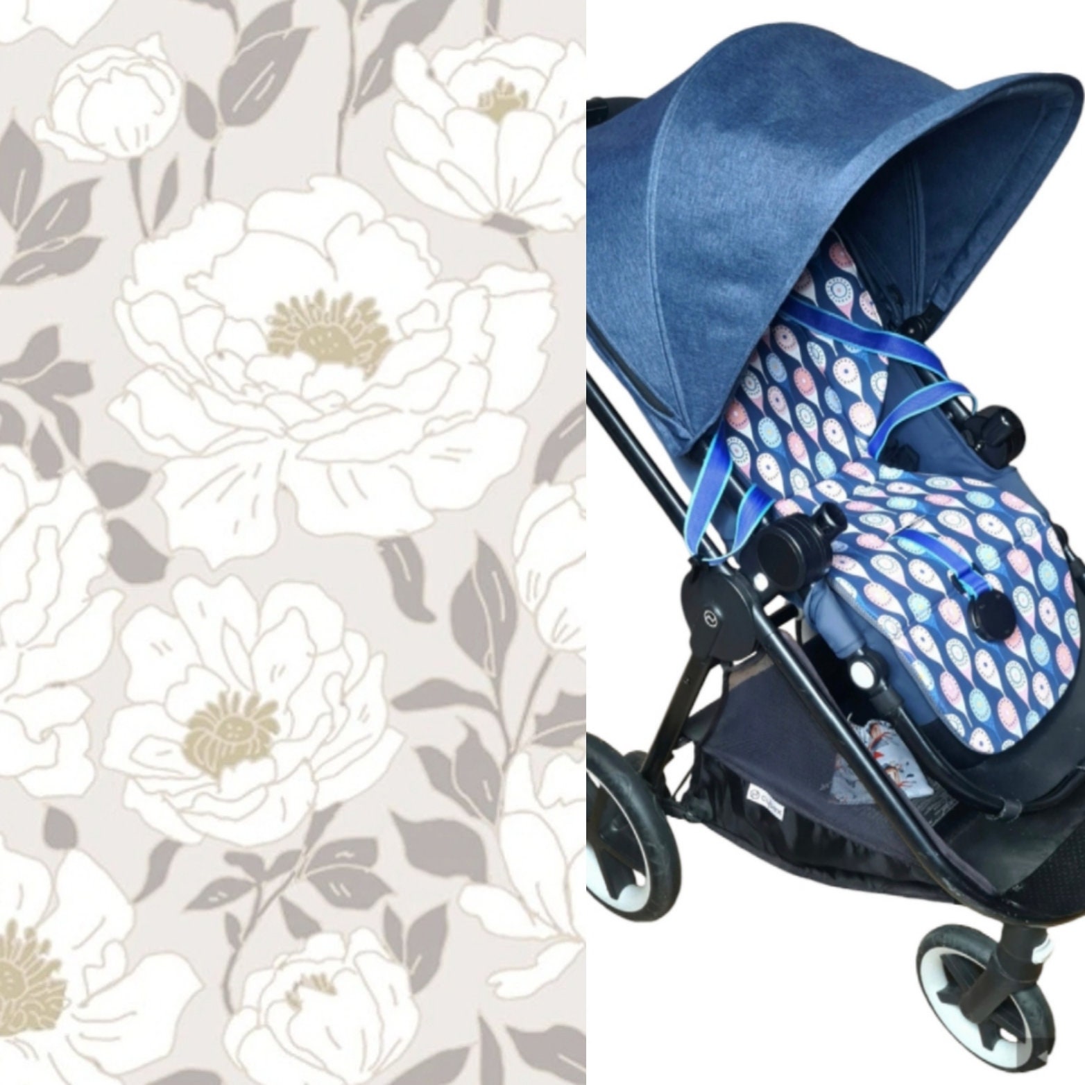 Custom Accessories Für Cybex Balios S, M, Priam, Eezy S Twist +2, Mundstück Sitzauflage Kinderwagendecke von Etsy - StylySmily